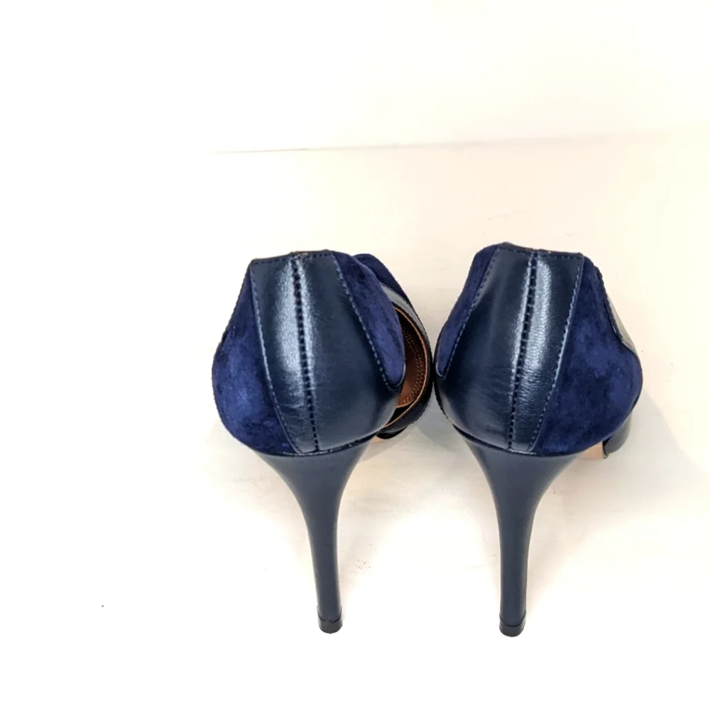 NWOT Reiss suede and leather heels - Picture 8 of 16
